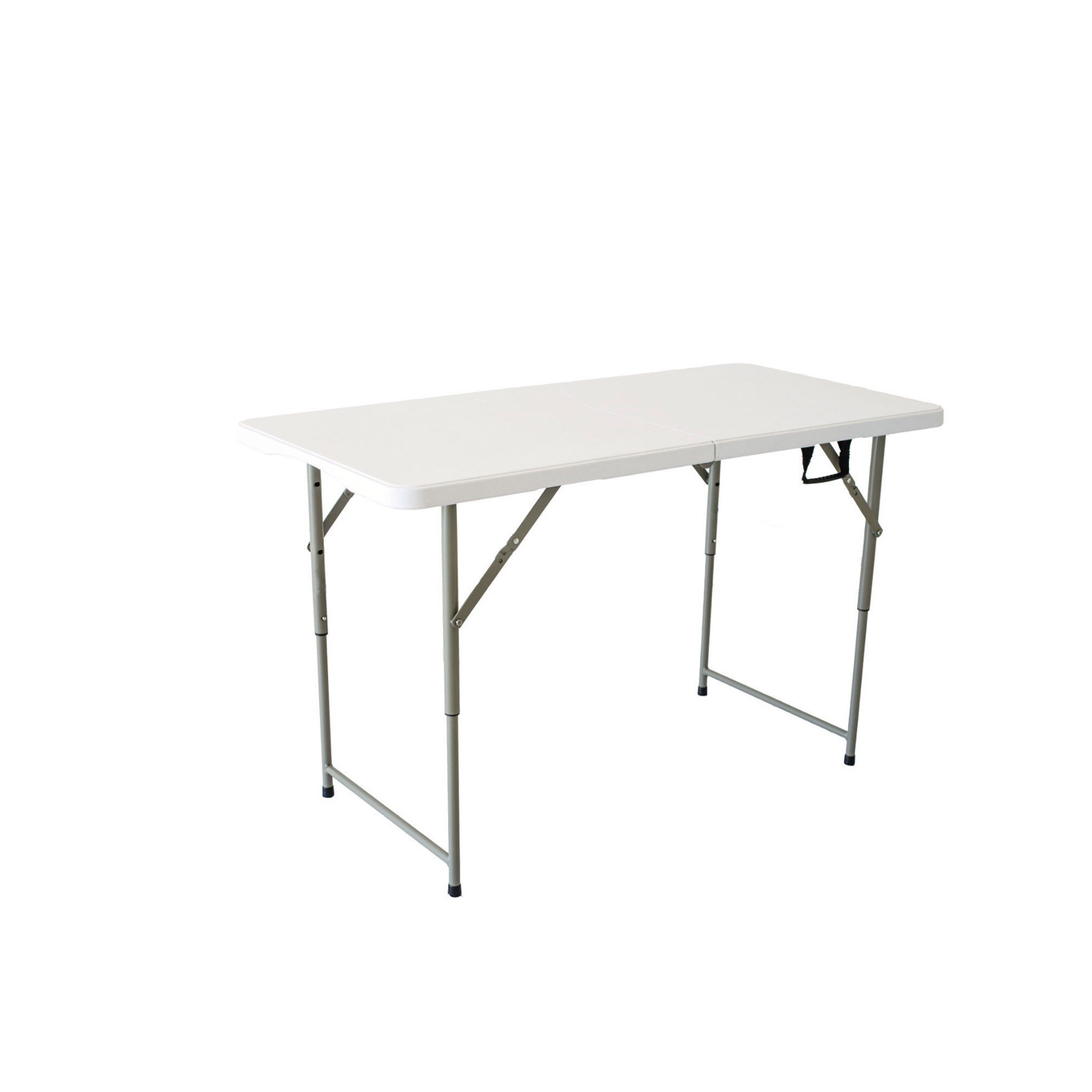 Hot Sale 4ft 122cm In Half Outdoor Events Wedding Rectangular White HDPE Picnic Dining Plastic Folding Table1 