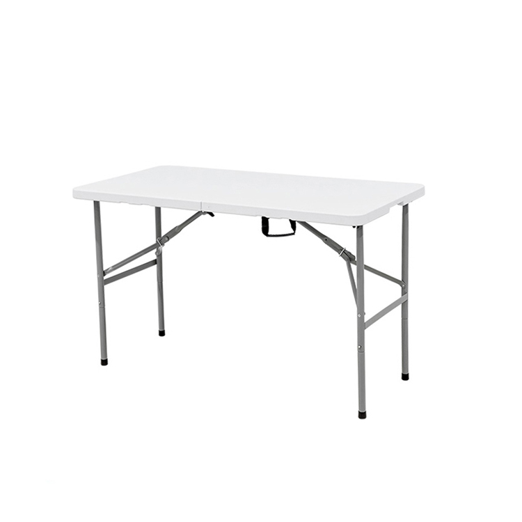 folding camping plastic table, 4ft picnic folding table with four seats1 