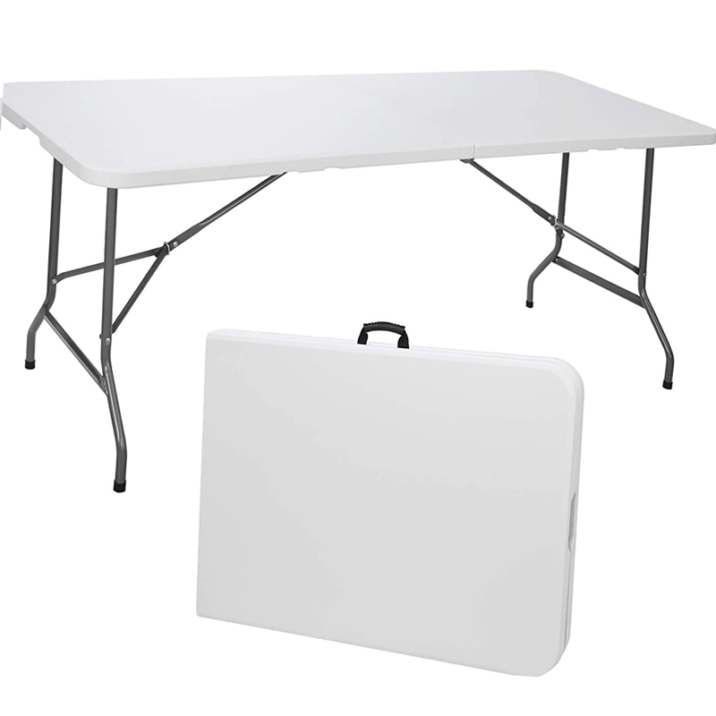 Hot sale 6FT HDPE plastic folding table for outdoor events1 