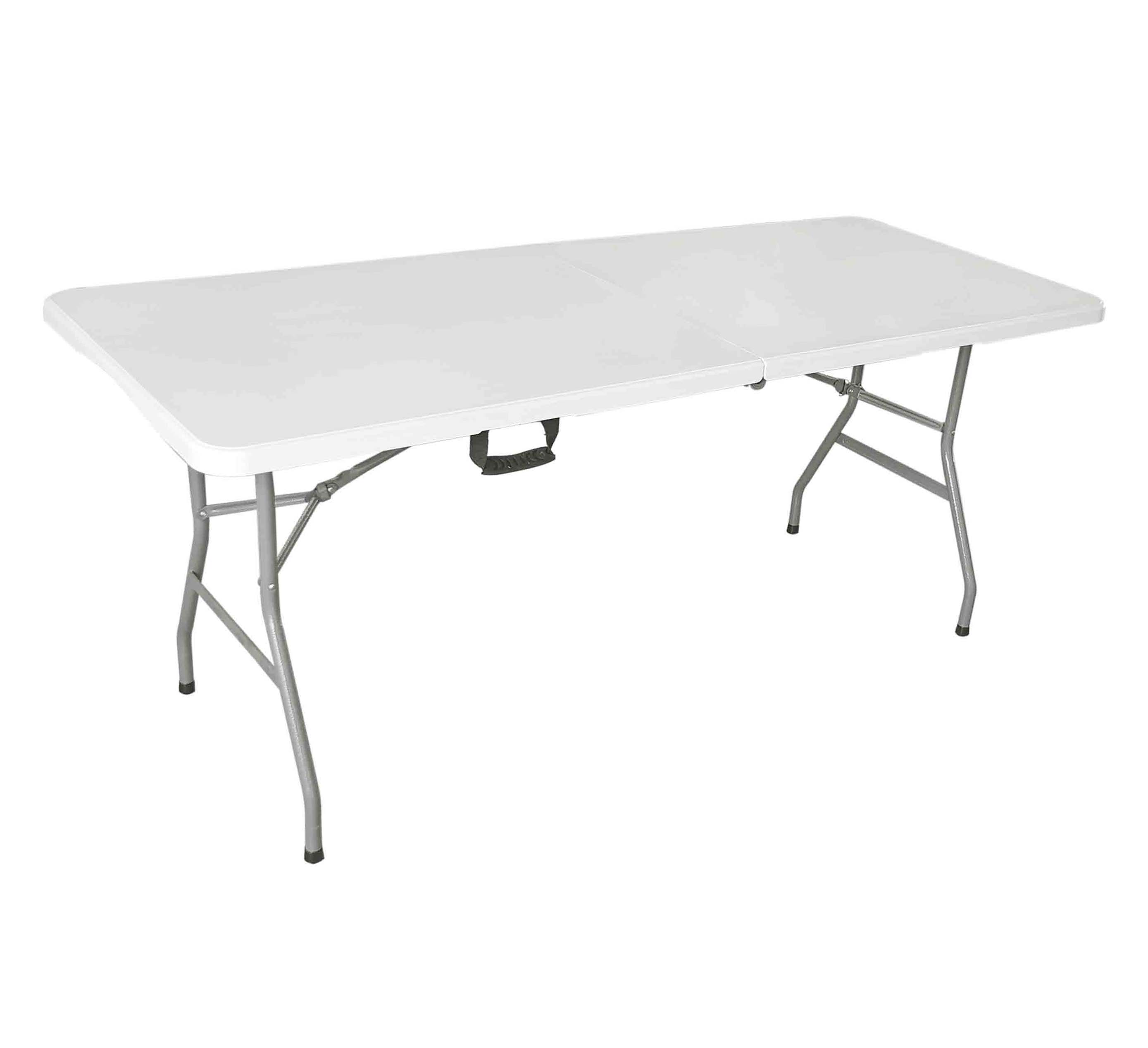 Plastic Folding table rectangle used for banquet outdoor wedding folding tables 6 ft table1 