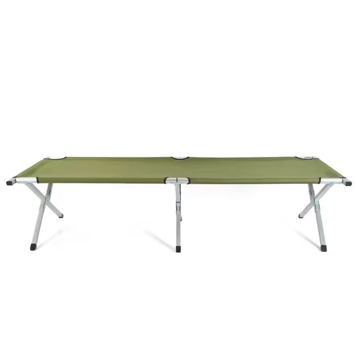 Heavy-Duty Portable Aluminum Metal Camping Bed Modern Design Foldable Sleeping Mattress for Outdoor1 