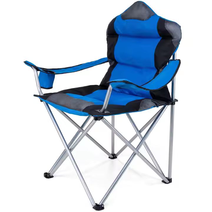 Deluxe collapsible fabric folding camping chair outdoor1 