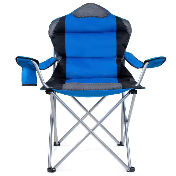 Deluxe collapsible fabric folding camping chair outdoor1 