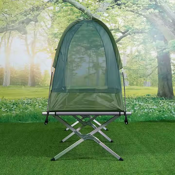 Oeytree outdoor camping garden Folding bed with Tent Mosquito proof tent bed camping cots for babies1 