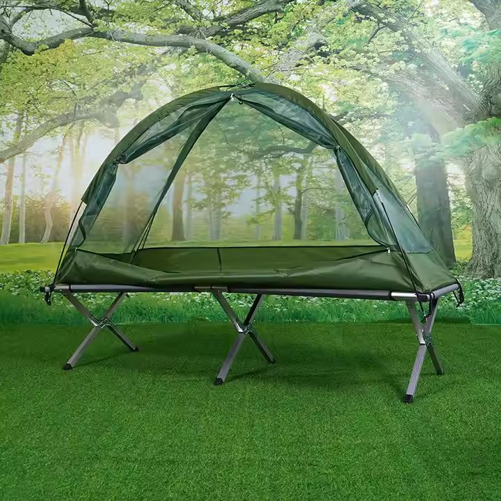 Oeytree outdoor camping garden Folding bed with Tent Mosquito proof tent bed camping cots for babies1 