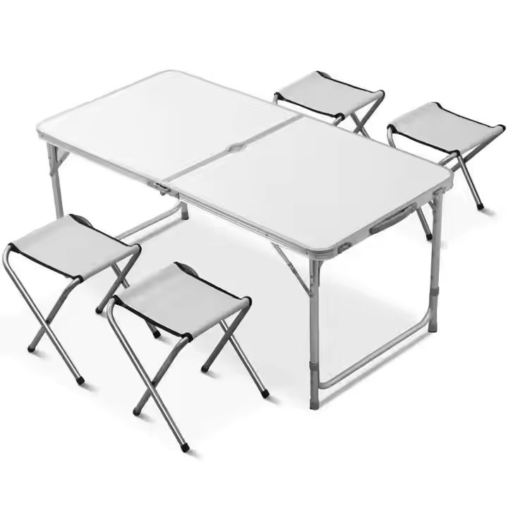 Wholesale of outdoor aluminum alloy folding tables and chairs in factories