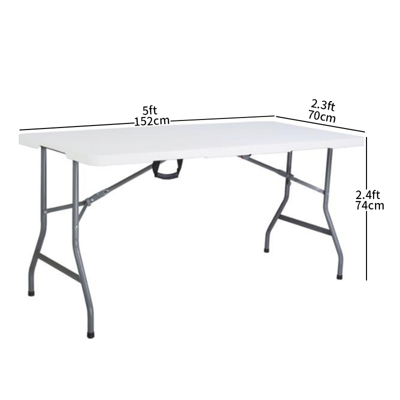 DS-CZ152 5 FT FOLD IN HALF TABLE