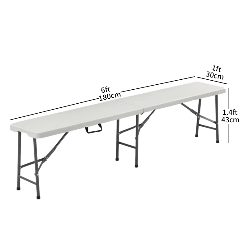 DS-ZD180 6 FT FOLD IN HALF BENCH