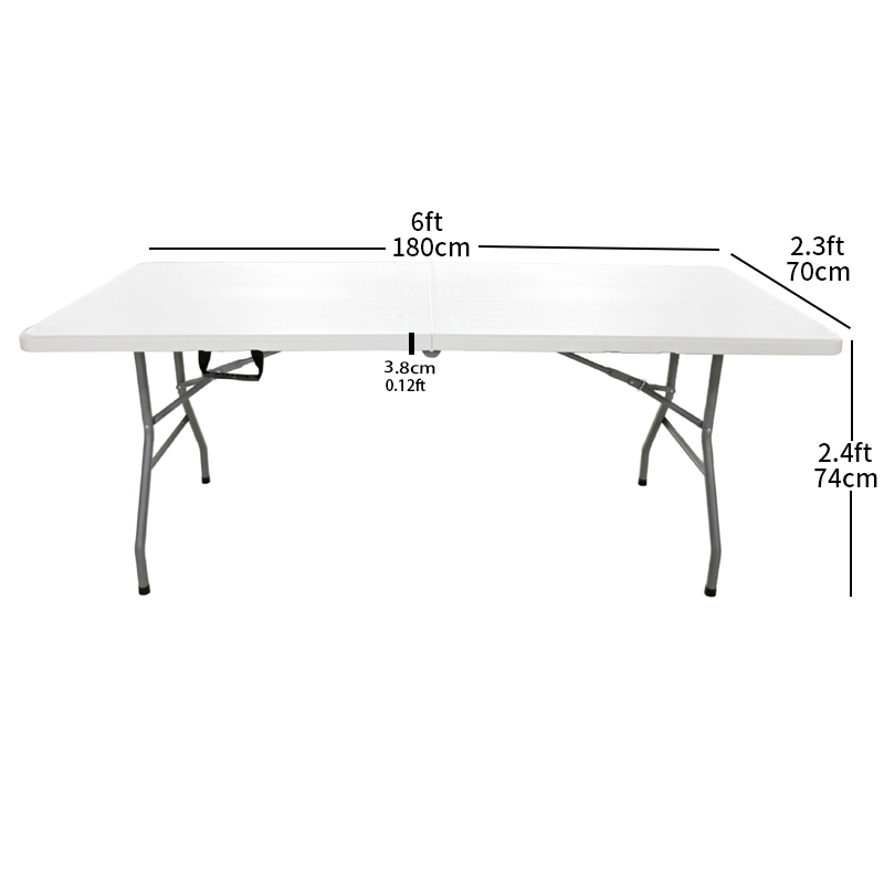 DS-CZ180C 6 FT FOLD IN HALF TABLE