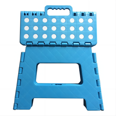 Promotion Kids Speckled Single Handle 9 Inches Height Telescopic Portable Plastic Folding Step Stool1 