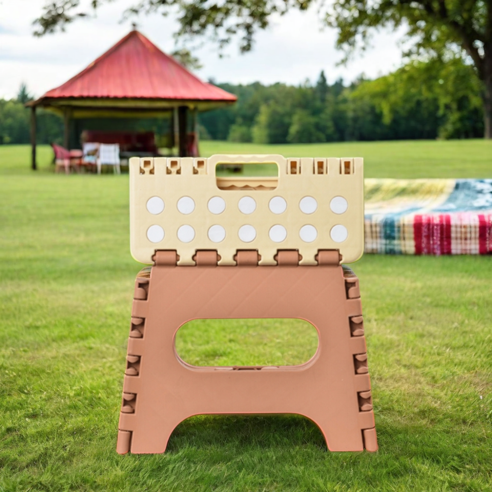 Household Kitchen Outdoor Mini Camping Plastic Kids Portable Foot Pp Folding Step Stool Chairs Plastic Folding Stool