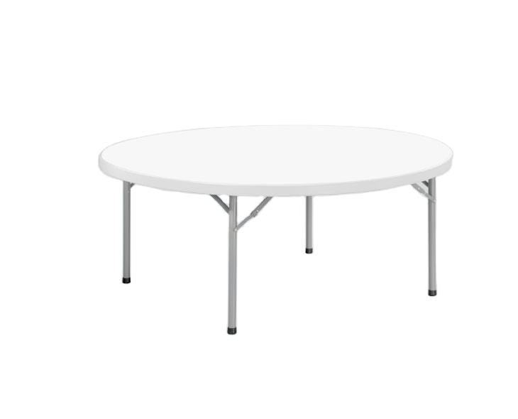 hotel furniture 6ft outdoor round folding dining table and chairs set for banquet wedding1 