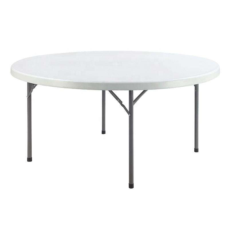 hotel furniture 6ft outdoor round folding dining table and chairs set for banquet wedding1 