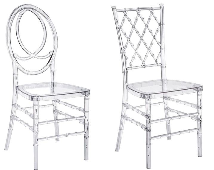 Wholesale Stackable clear resin acrylic chiavari chairs Plastic party banquet wedding chairs for events1 