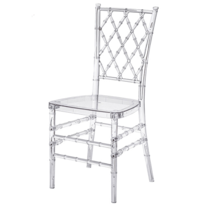 Wholesale Stackable clear resin acrylic chiavari chairs Plastic party banquet wedding chairs for events1 